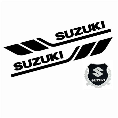 Suzuki Logo Motorcycle Sticker Reflective Motorbike Trunk Body Helmet ...