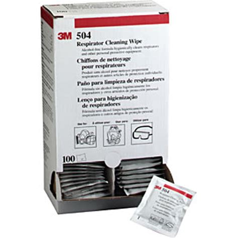 3M Respirator Cleaning Wipes, Box of 100 3M7065