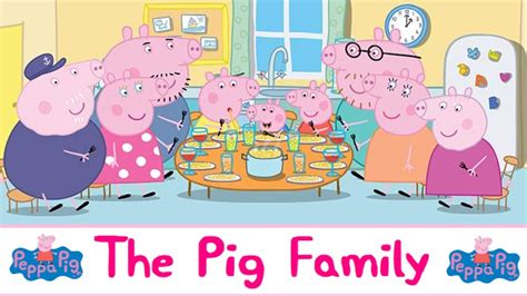 Peppa Pig Meet the Pig Family | Peppa Pig Family Tree | Peppa Pig ...