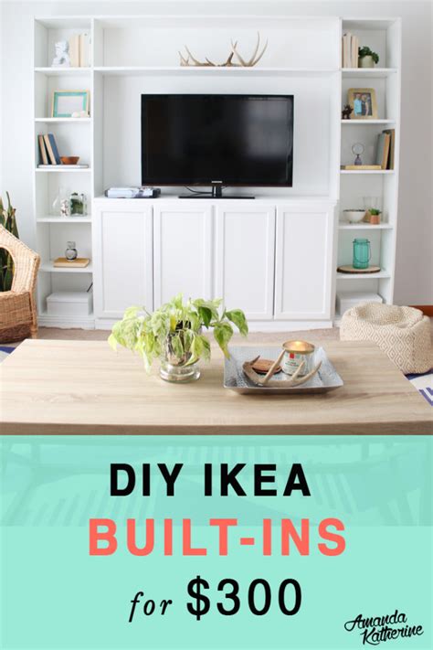 IKEA Billy Bookcase Built-In Hack - Amanda Katherine