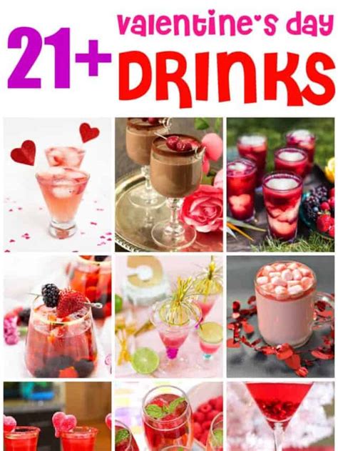 Valentines Day Alcohol Drinks - Made with HAPPY