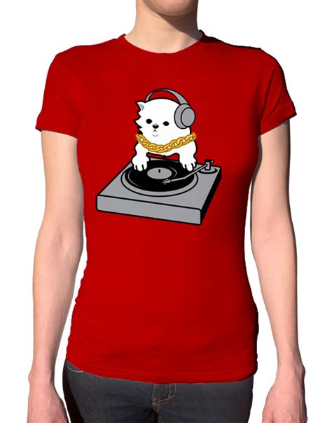 DJ Kitty Womens T-Shirt | Ex-Boyfriend