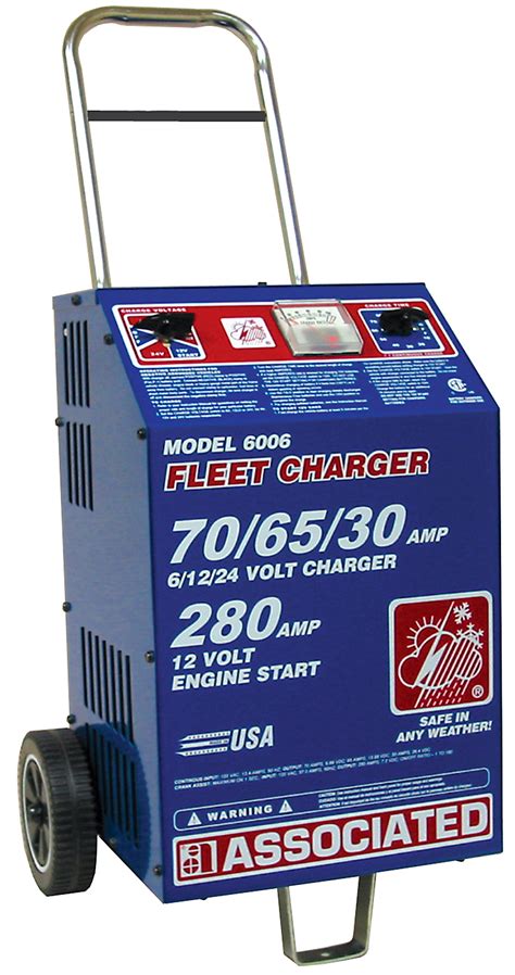 Heavy Duty 6/12/24V Battery Charger - 6006