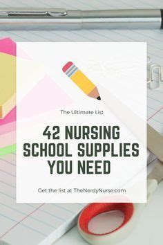 42 Nursing School Supplies You Need - The Ultimate List | Nursing ...