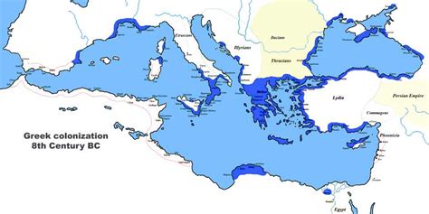 The first and second Greek colonization