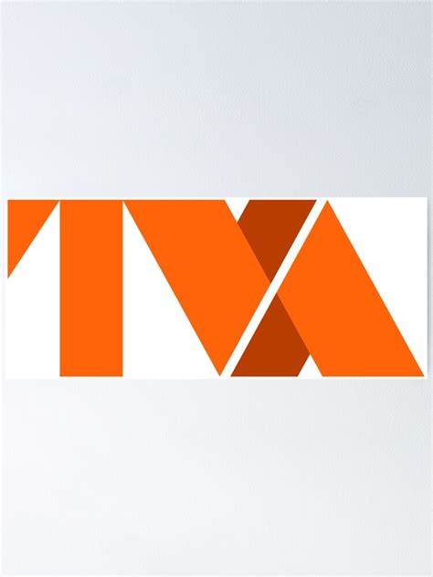 "TVA logo" Poster by Zanna7 | Redbubble