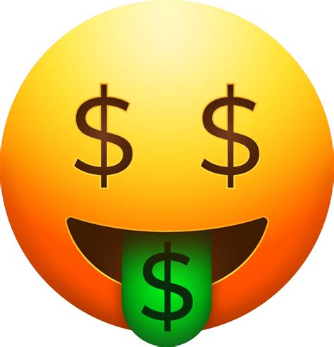 "Money Mouth Face" Emoji - Download for free – Iconduck