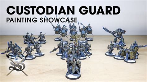 CUSTOM CUSTODIAN GUARD! Warhammer 40k Commission Painting Showcase ...