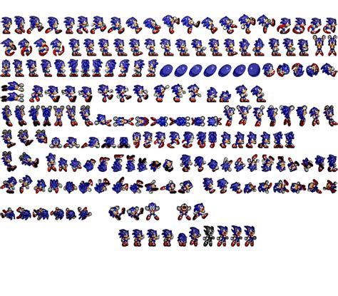 Pixilart Sonic Simple Sprite Sheet By Tuxedoedabyss03 | Images and ...