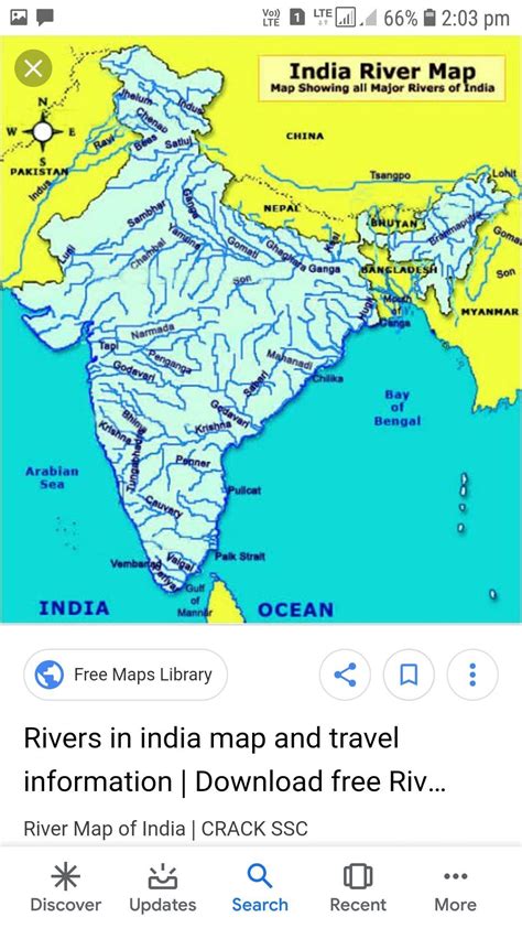 Political Map Of India With Rivers