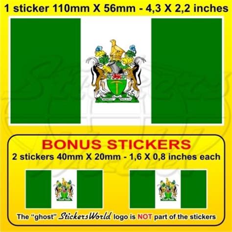 RHODESIA Rhodesian Flag 1968-1979 110mm (4,3") Vinyl Sticker, Decal x1 ...