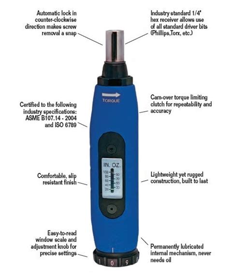 CDI 61NSM | 1/4 Dr Adjustable Micro Torque Screwdriver