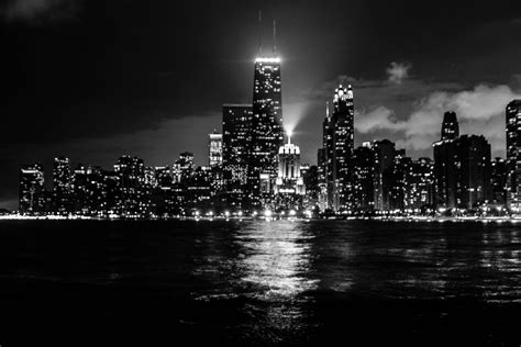 Free stock photo of black and white, chicago, cityscape