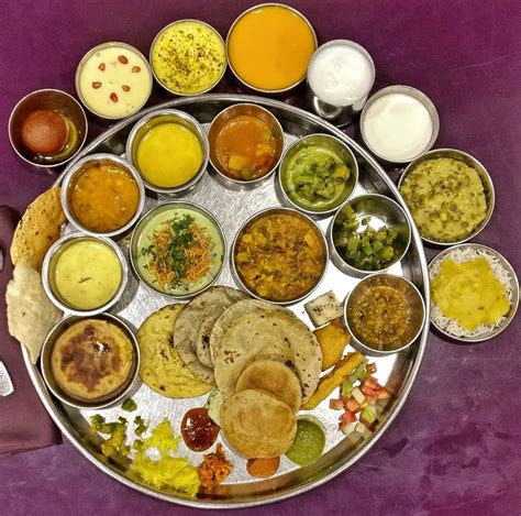 Gujarati Thali.. Because it's Sunday! Hands Down.. Mumbai's Best Thali ...