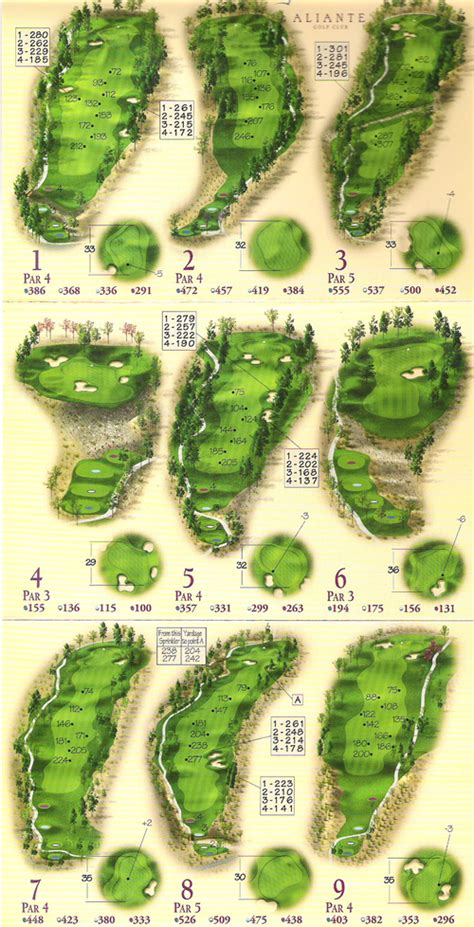 Course Layout - Aliante Golf Club