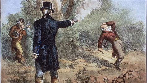 Hamilton and Burr faced off for a duel 215 years ago