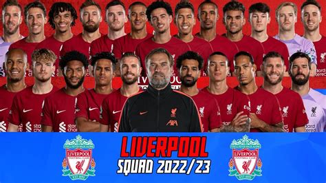 LIVERPOOL SQUAD 2022/2023 | OFFICAL | - YouTube