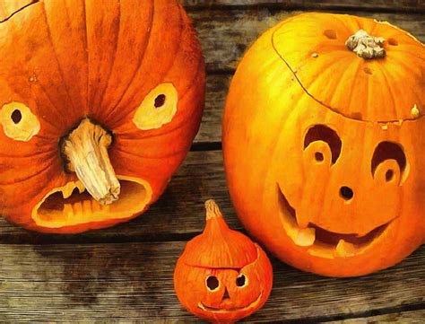 faces, strange faces, smile, pumpkins, vegetable, celebration, Pumpkin ...