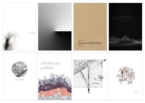 Architecture Portfolio Cover Ideas