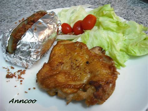 Chicken Chop with Baked Potato - Anncoo Journal