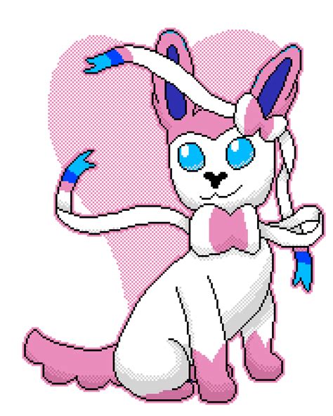 Sylveon Pixel-Art by RandomRodger on DeviantArt