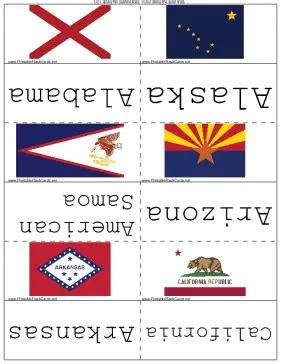 State Flags Flash Cards