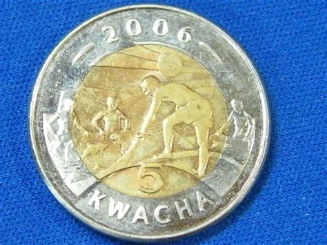 MALAWI L1, 2006 BI-METAL FIVE KWACHA COIN T913