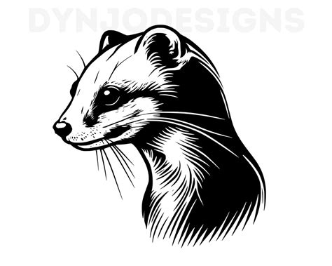 Weasel Svg Weasel Clipart Weasel Png Weasel Head Weasel - Etsy