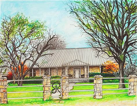 Ranch Drawing at PaintingValley.com | Explore collection of Ranch Drawing