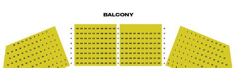 Citi Emerson Colonial Theatre Seat Map