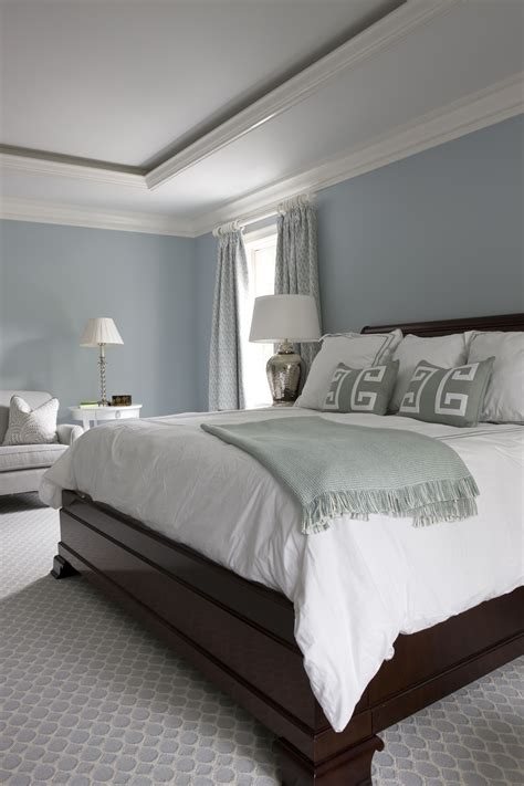 Sally Steponkus Interiors * Bethesda | Blue master bedroom, Master ...