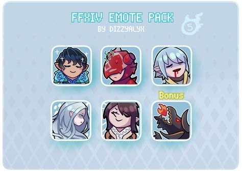 FFXIV Heavensward Emote Pack by DizzyAlyx