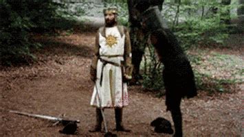 Monty Python Knight Fight GIF - Find & Share on GIPHY