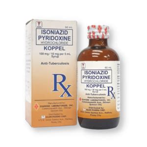 Isoniazid 100mg/60ml, Syrup - Phil Generic Medicine