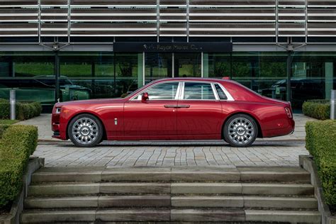 One-Off Red Rolls Royce Phantom Has Crystal Particles Fused In Its ...