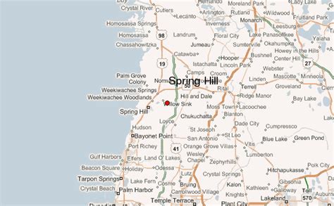 Spring Hills Florida Map - United States Map