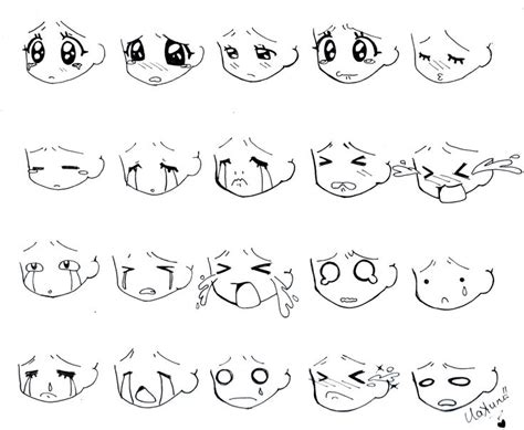 Manga Chibi faces 2 | Anime drawings sketches, Chibi sketch, Animated ...