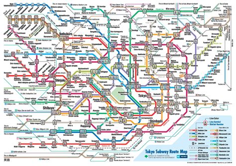 Tokyo Subway [Diagram] ca. 2008 : r/TransitDiagrams