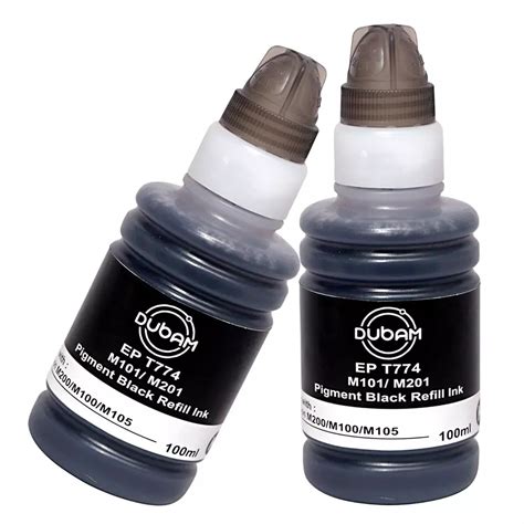 Buy Dubam Refill T774 Ink for Epson M200, M100 M105, M205, L655 Printer ...