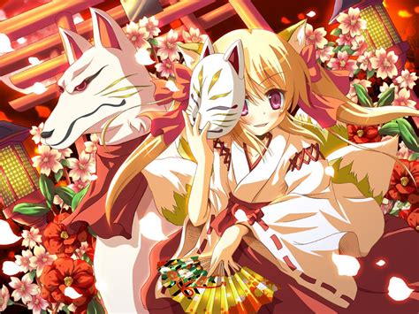 Cool fox girl wallpaper. :D | Anime, Kitsune, Awesome anime