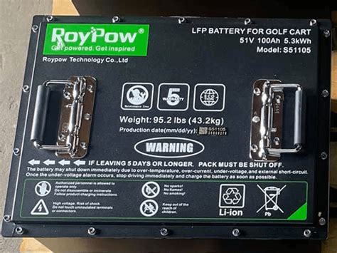 RoyPow Golf Cart Battery | Golf Cart Lithium Battery