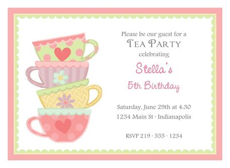 13 best images about Tea Party invitation inspiration/templates on ...