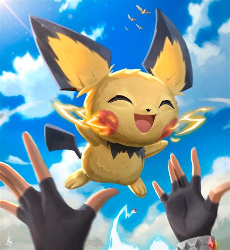 Download Hand Pichu (Pokémon) Video Game Pokemon Art