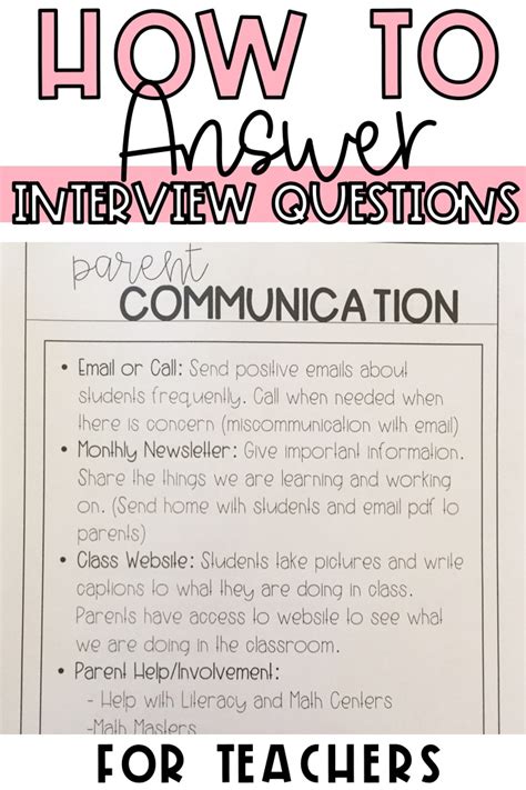 How to be Confident with these 9 Teacher Interview Questions - Teaching ...