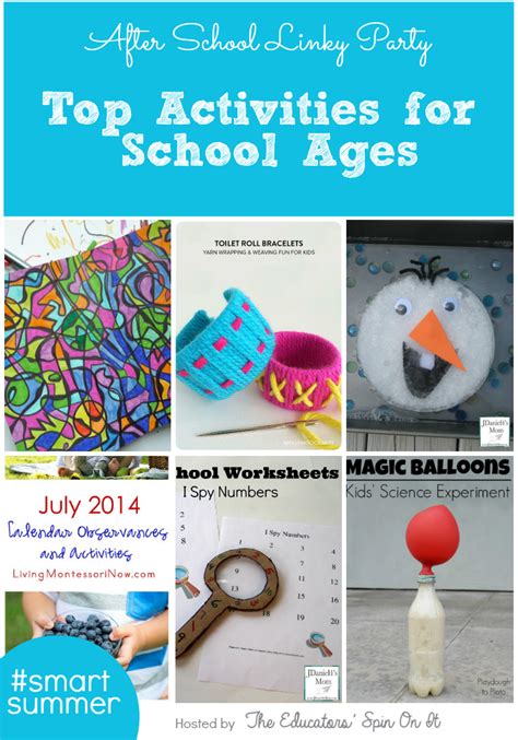 Top Activities for School Ages featured in Week 27 of the After School ...