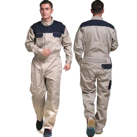 Men's workwear coveralls working overalls long sleeve for mechanic ...