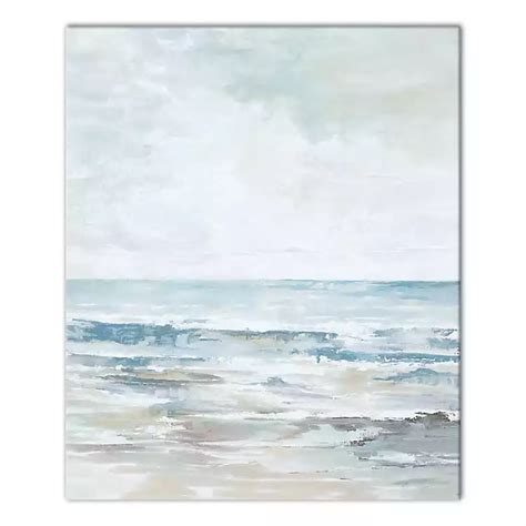 Light Painted Beach Coastal Canvas Art Print | Kirklands Home