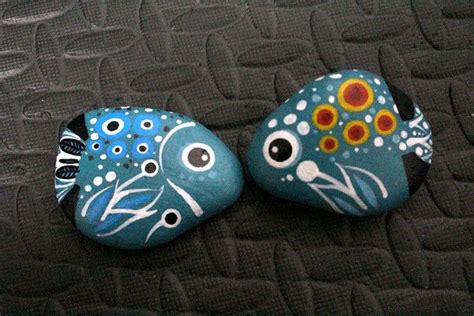 100+ ideas to try about painted rocks - fish | Kemer, Tropical fish and ...