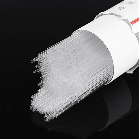 500pcs 80mm glass capillary tubes open both ends 0.9-1.1mm melting ...