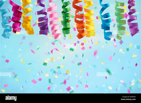 Confetti background for Christmas or birthdays Stock Photo - Alamy